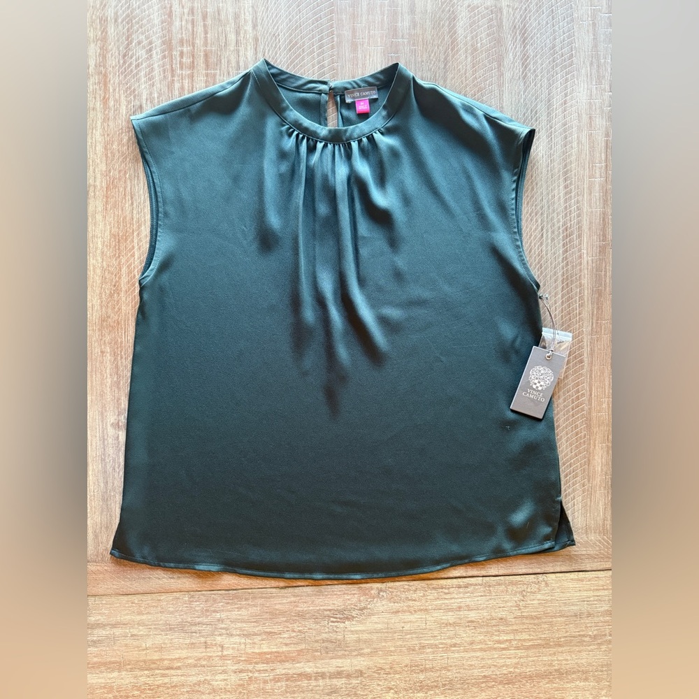 NWT, Vince Camuto Sleeveless Blouse, M